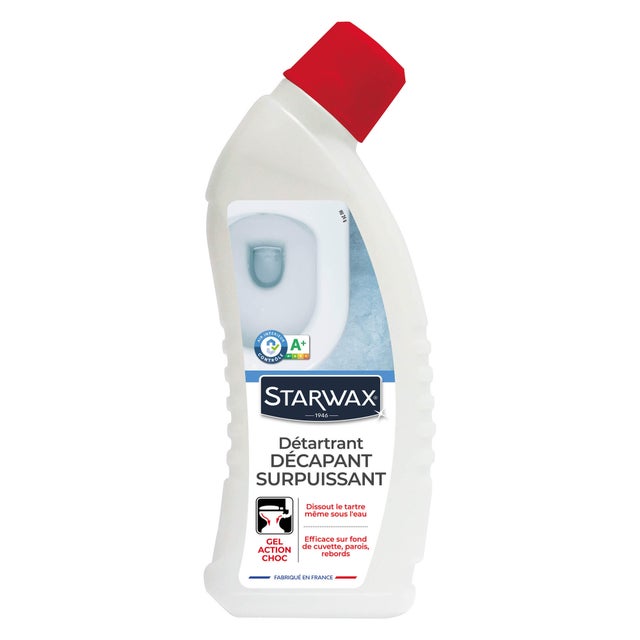 Détartrant WC STARWAX En gel surpuissant, 0.75L
