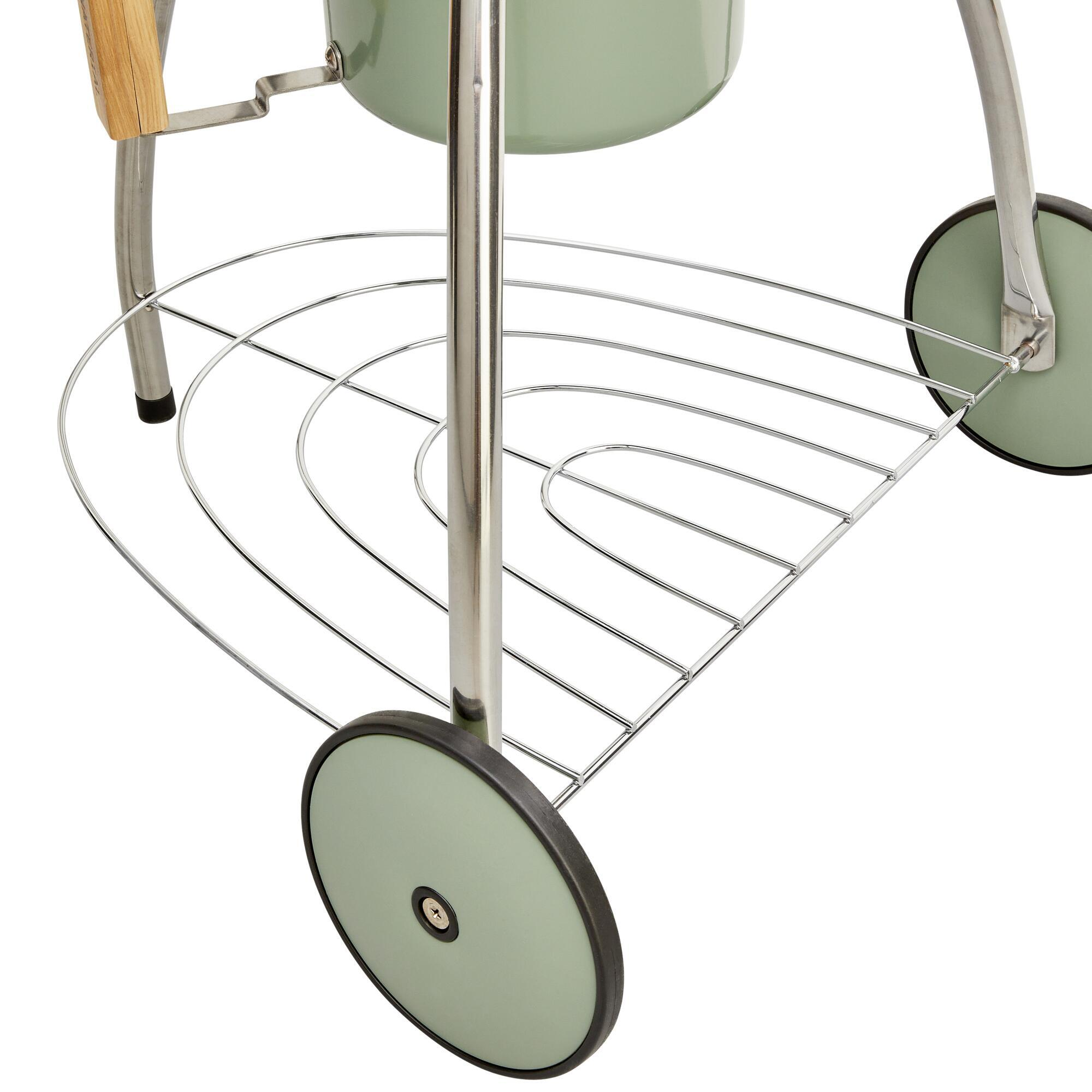 Barbecue a carvão com rodas ⌀ 57 cm verde Naterial Phoenix Beta II - 7