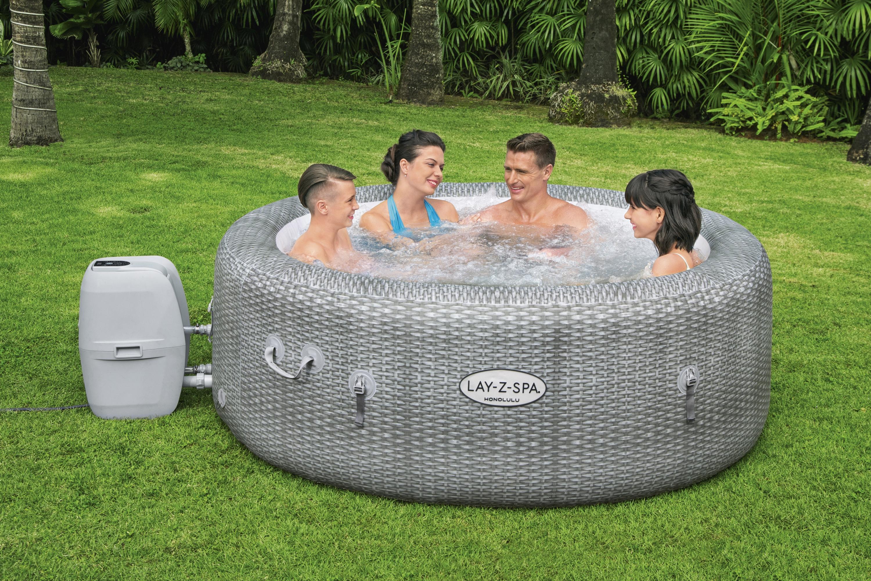 Spa de exterior hinchable BESTWAY de 196x71x196cm con 6 plazas - 10