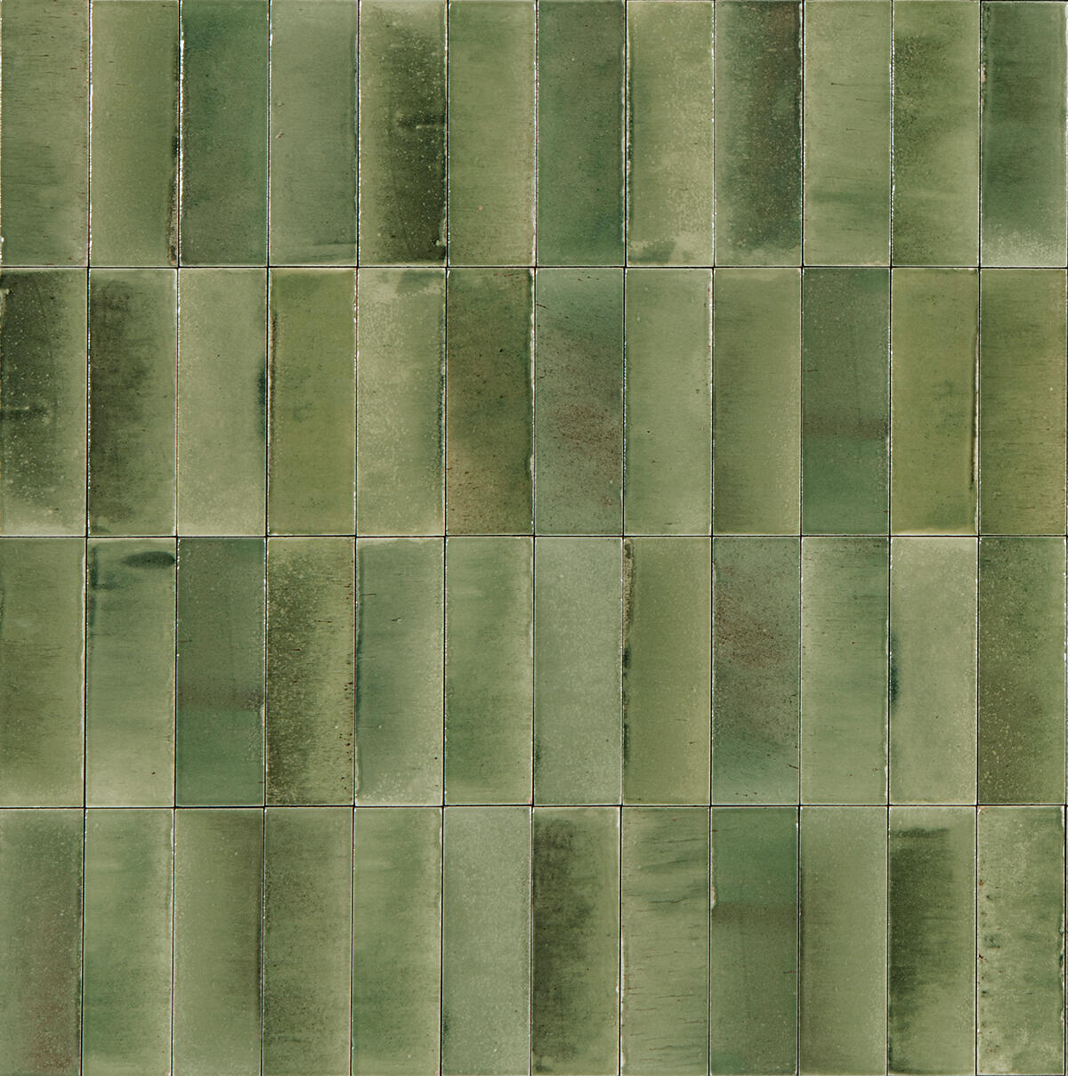 Carrelage mur intérieur effet zellige vert Pablito l.5 x L.15 cm x Ep.10 mm - 3