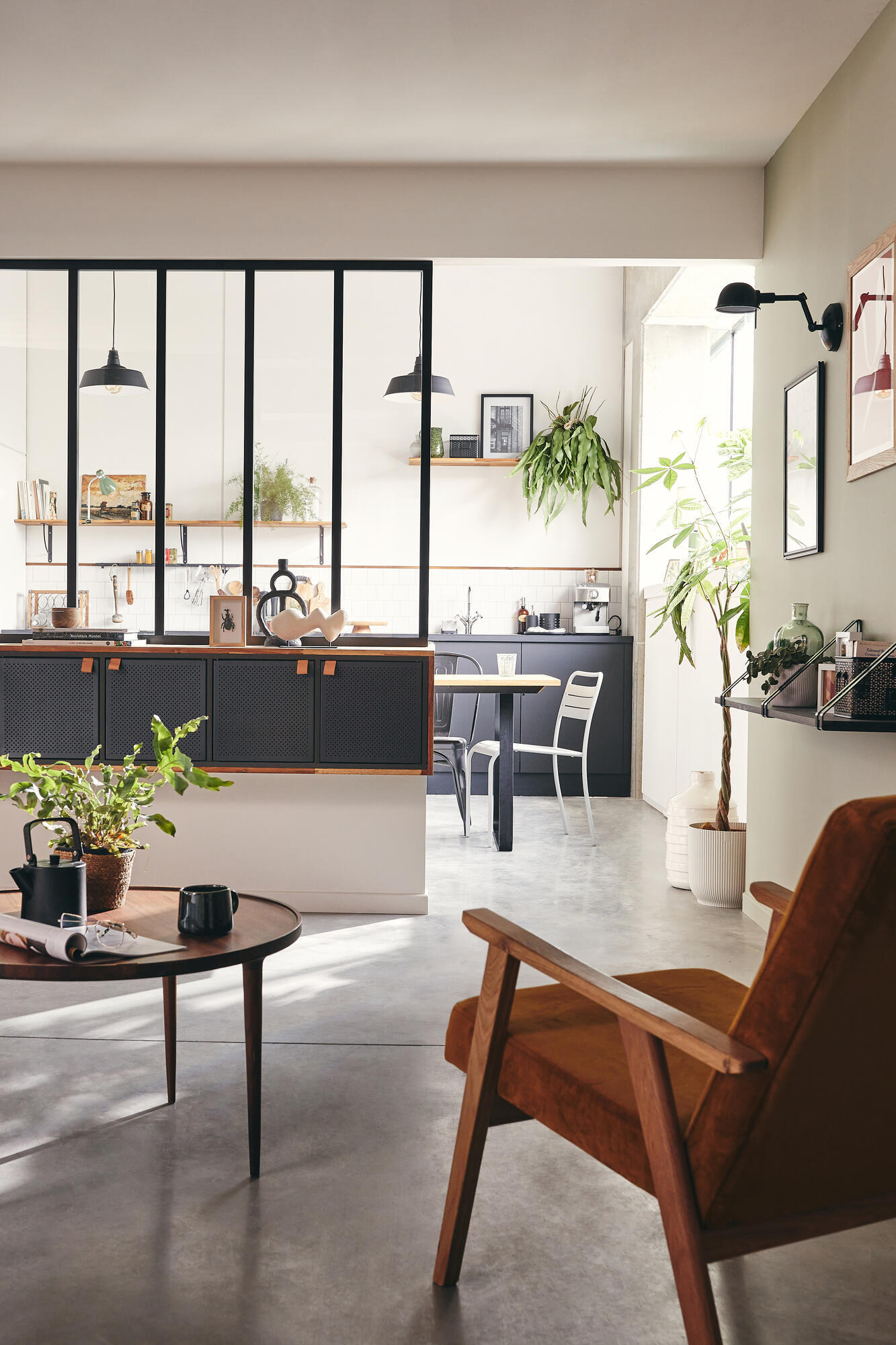 Estante cubo 4x1 preto 139,3x36x31,7 cm Spaceo Kub - 10