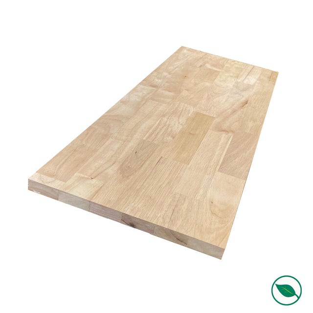 Tablette Hevea, L.200 x l.30 cm x Ep.18 mm