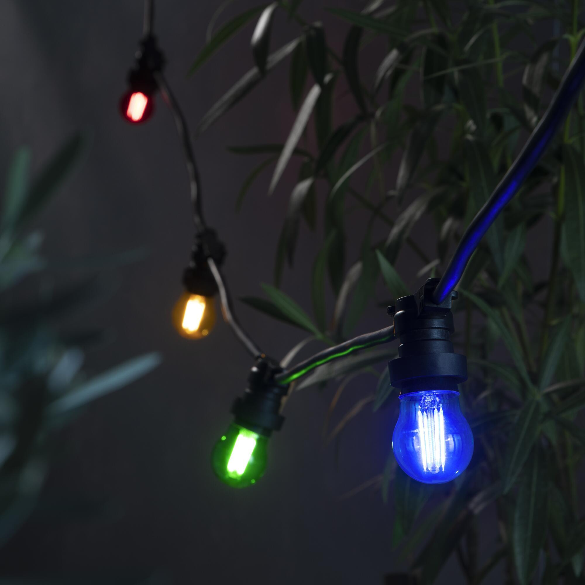 Grinalda Inspire segoya IP44 E27 10L 5m extensível preto - 13