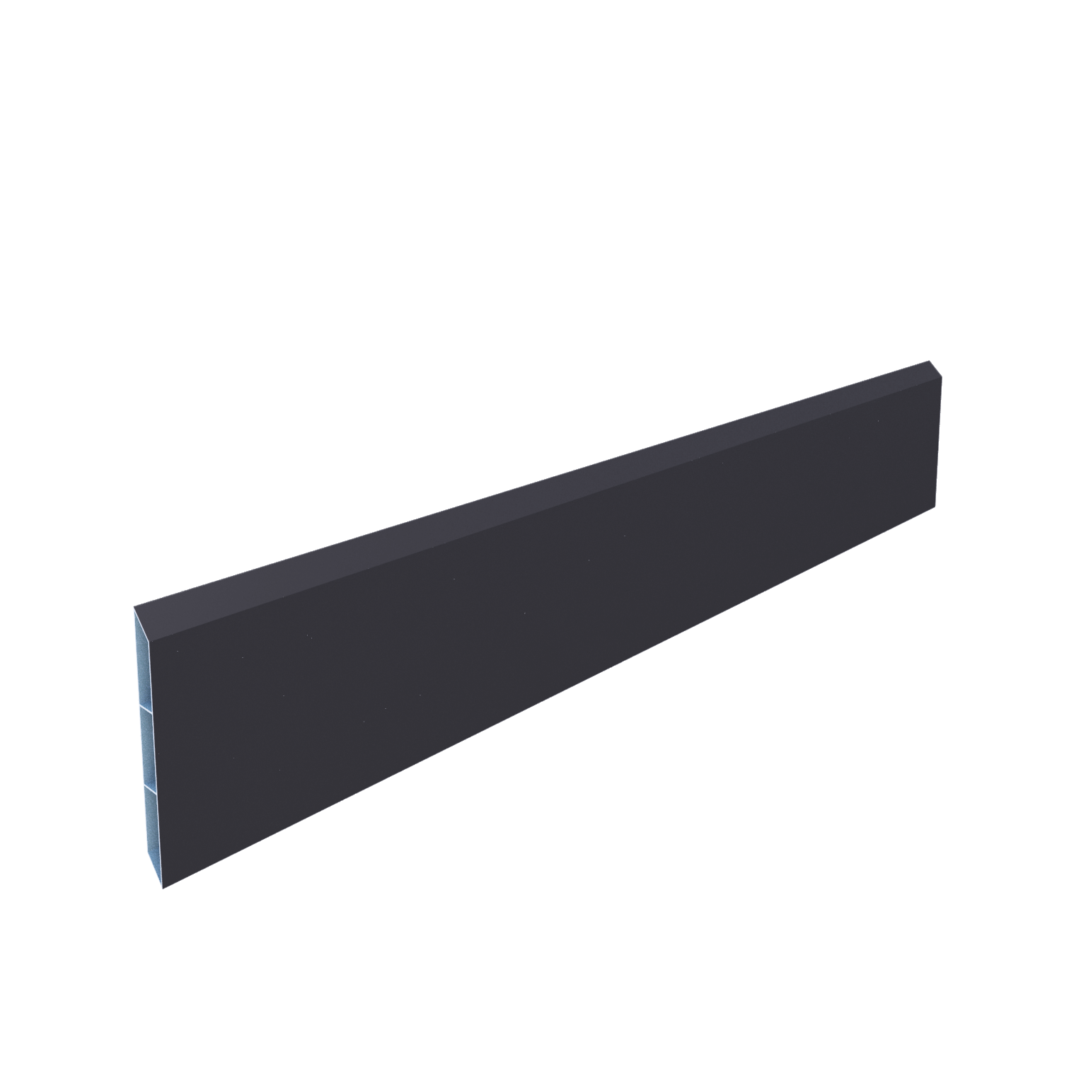 Lame de clôture aluminium persienne Klos up! gris zinc, H.25 x l.145 cm - 2
