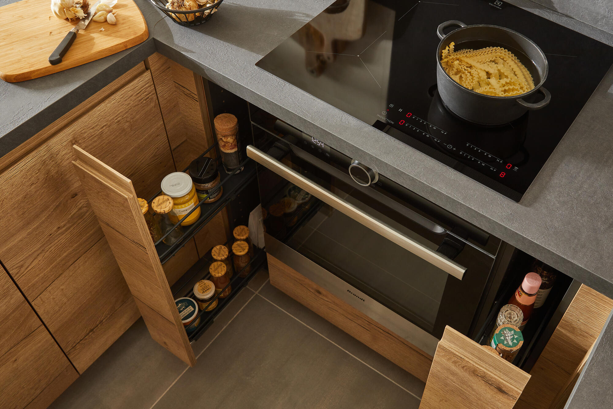 Kit exterior módulo inferior garrafeira m150 cinzento - 5