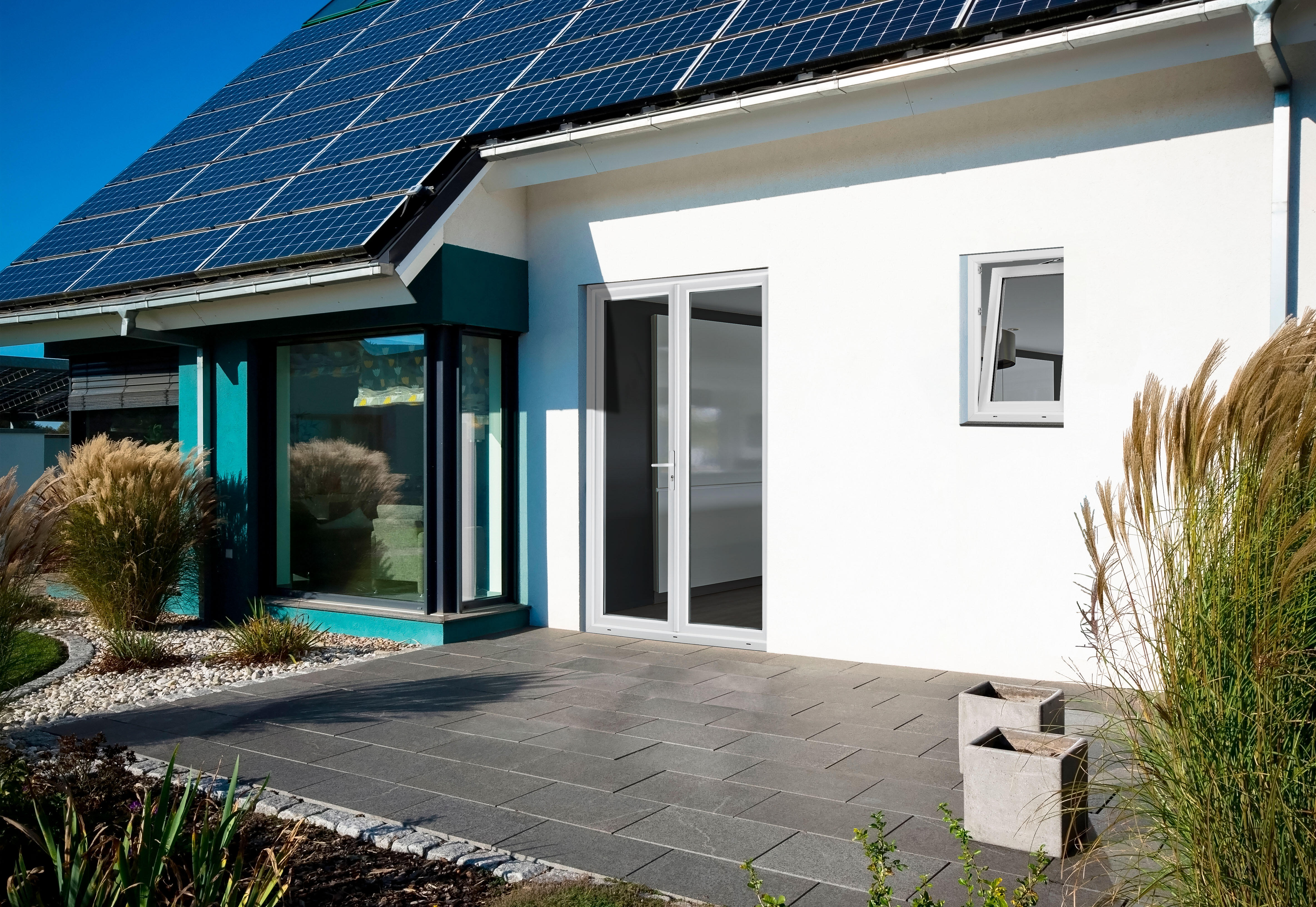 Fenêtre oscillo-battant PVC Essentiel H.60xl.40cm 1 vantail tirant D blanc - 2