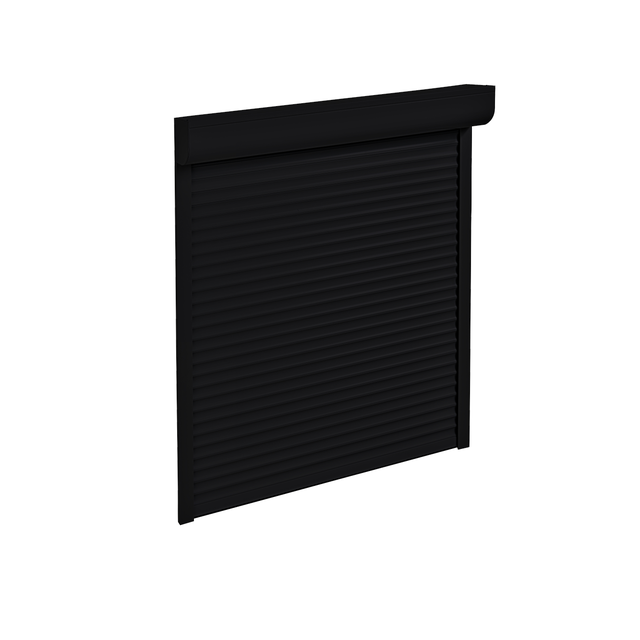 Volet roulant manuel sur mesure aluminium noir