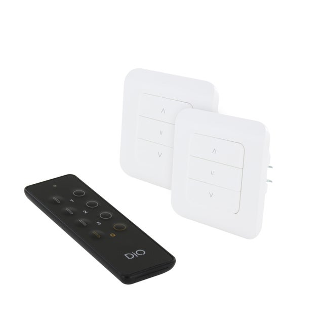 Pack de 2 interruptores para persianas con mando inalámbrico
