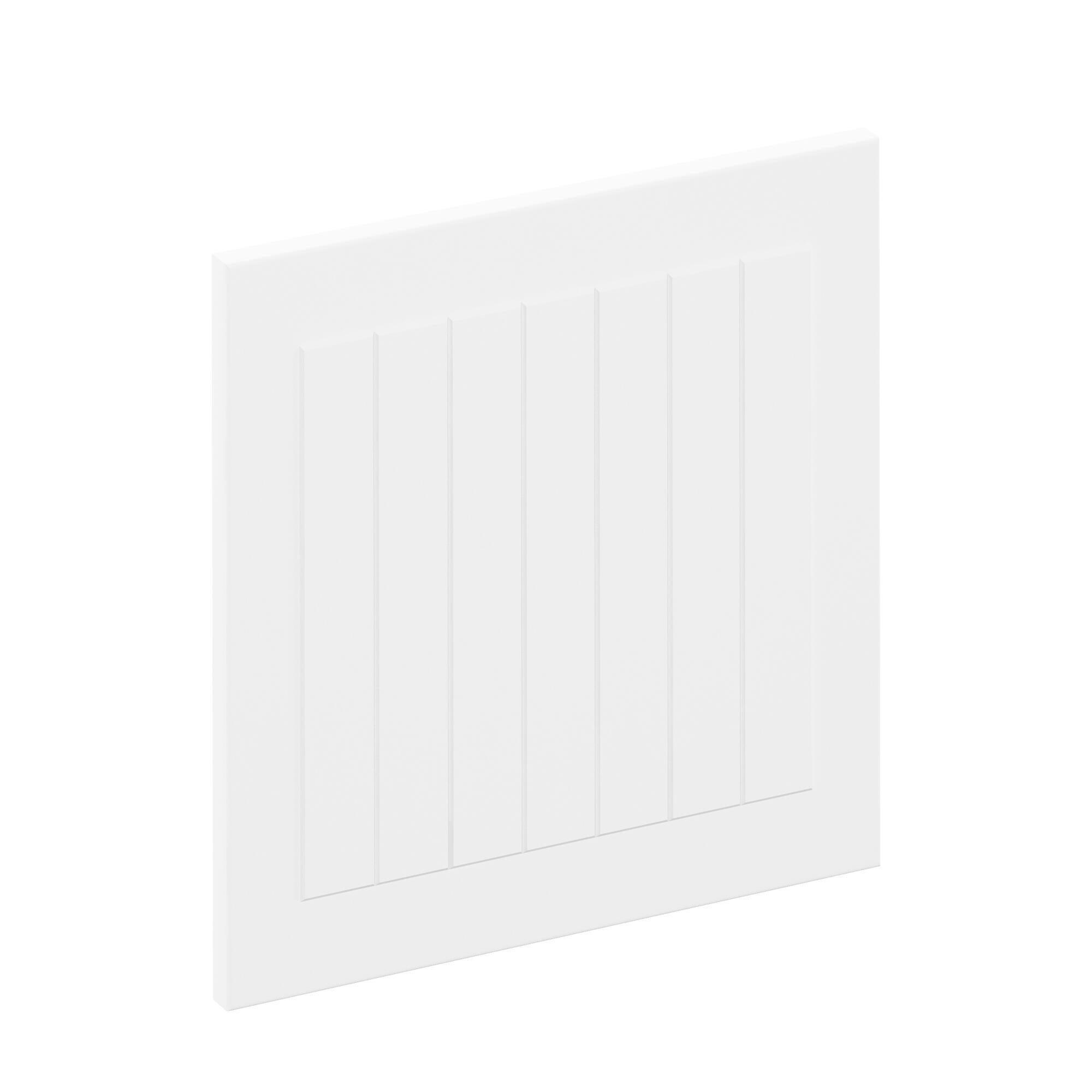 Frente de cajón de cocina toscane blanco mate h 38.4 x l 40 cm