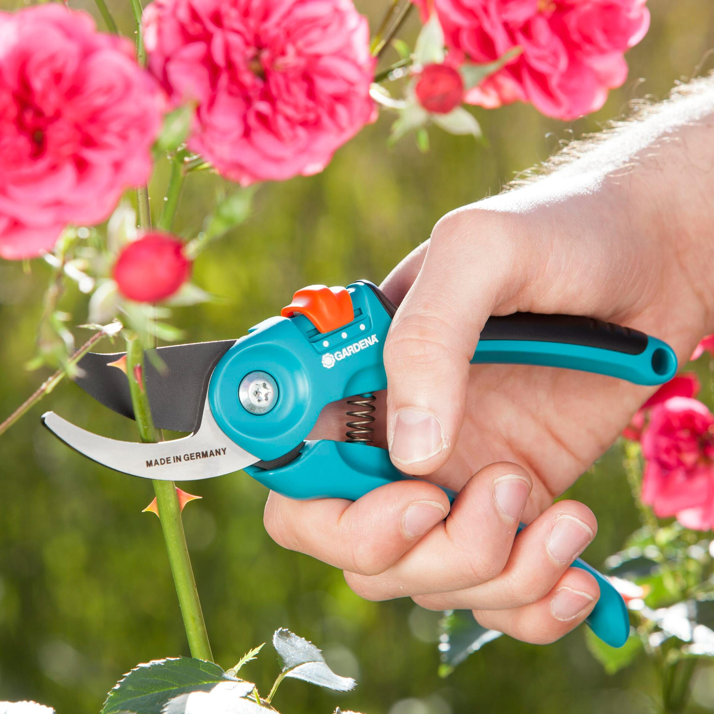 Sécateur réglable à lame franche acier trempé GARDENA B/S-M 8857-20,  22 mm - 6