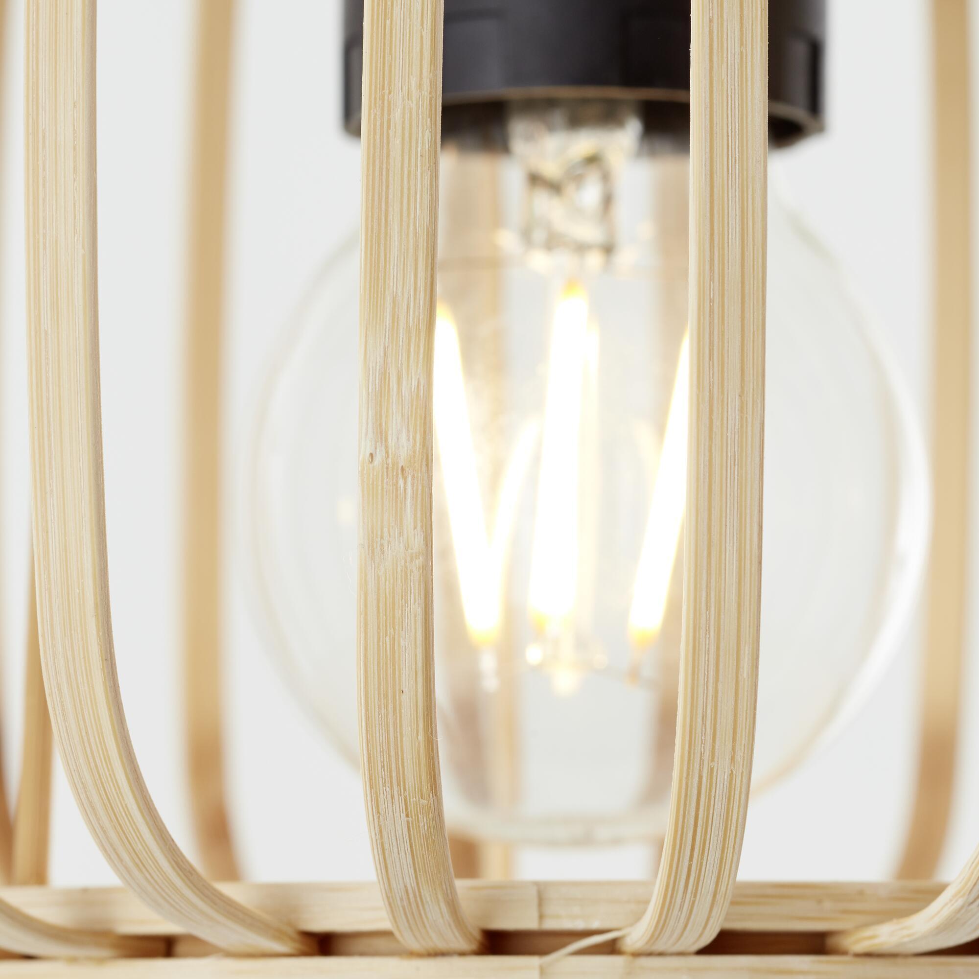 Suspension Pecan bambou bambou, beige, Diam.18 cm INSPIRE, E27 - 8