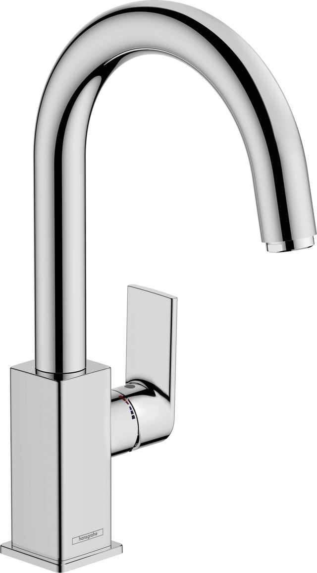 Mitigeur de lavabo chromé, HANSGROHE Vernis shape eco XL