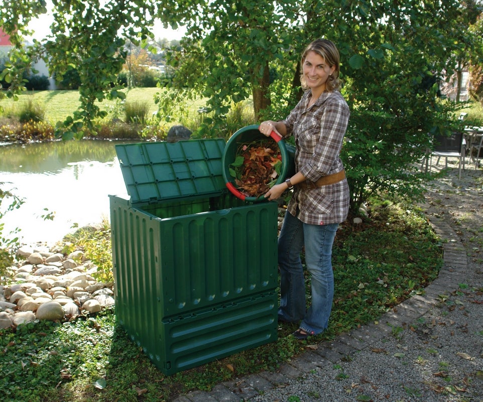 Composteur monobloc GARANTIA 627001 vert 600 l - 2