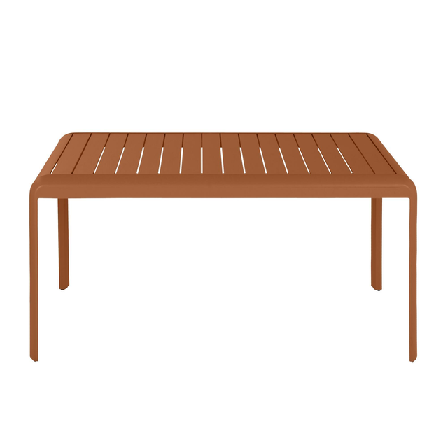 Mesa de alumínio NATERIAL IDAHO 144X70X75CM LARANJA