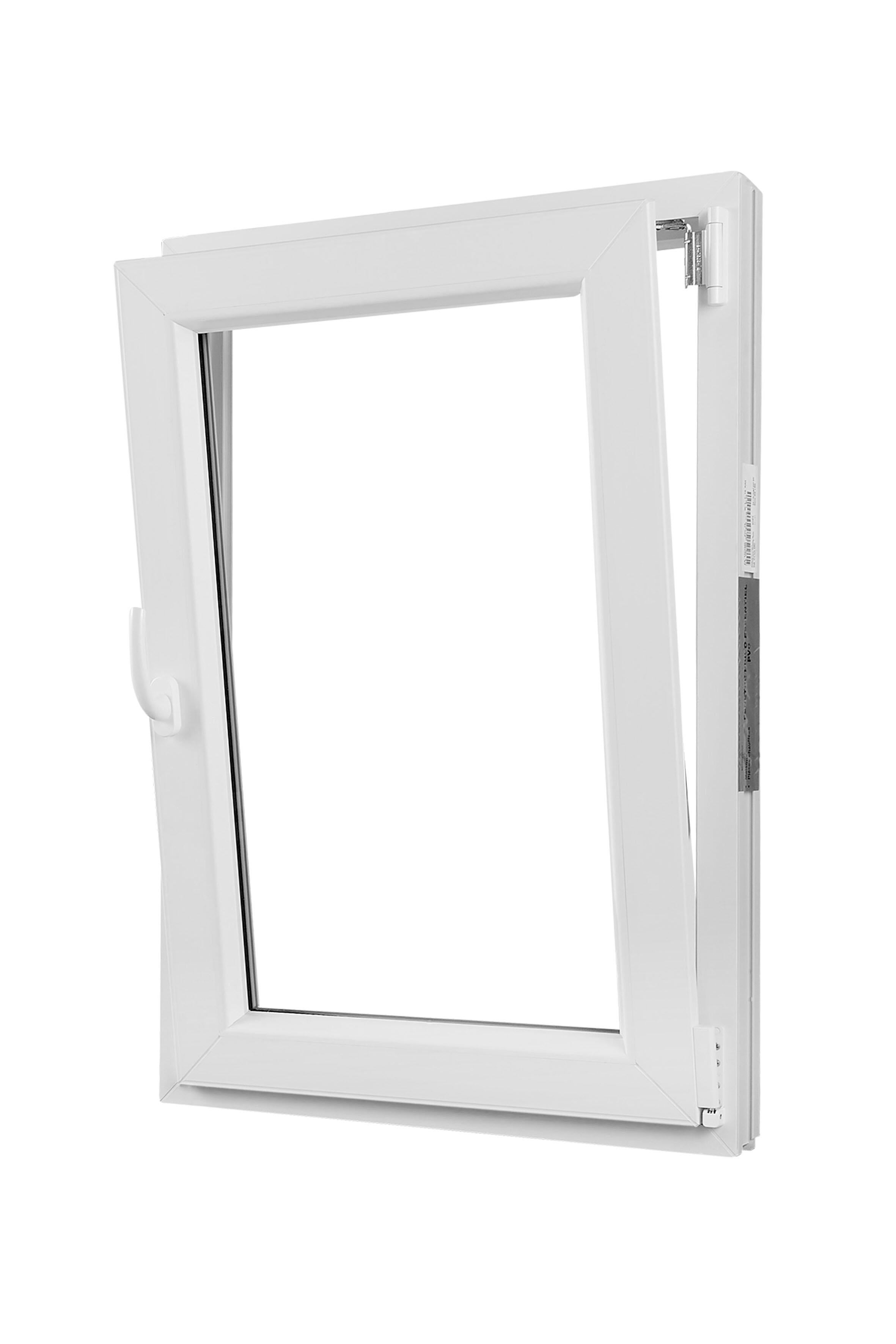 Fenêtre PVC H.45 X L.42 cm oscillo-battant 1 vantail tirant droit blanc - 3