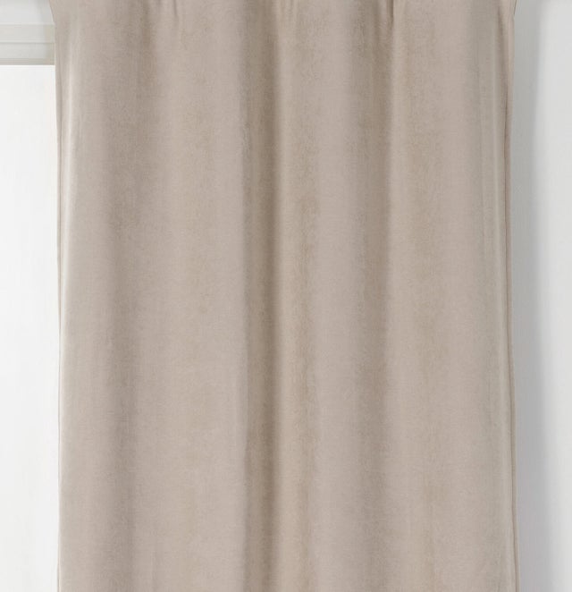 Rideau occultant thermique, Alaska, beige H.240 x l.140 cm