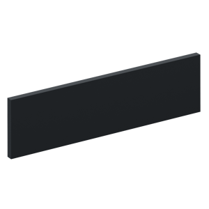 Bandeau Tokyo noir mat H.16.7 x l.59.7 cm