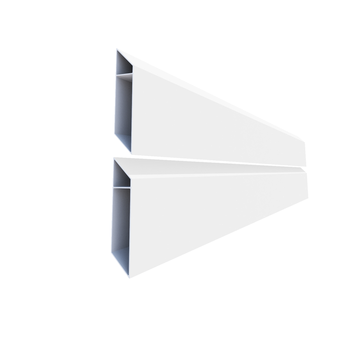 Lama para valla modulable de aluminio KLOS UP de 13 x 145 cm blanco ...