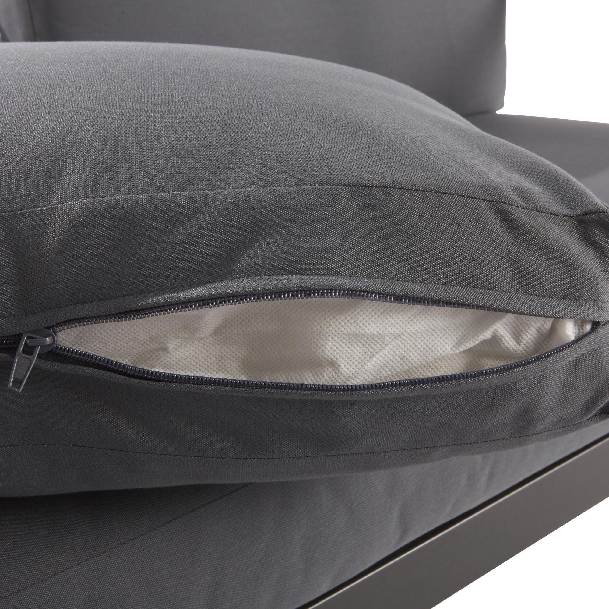 Conjunto jardim relax sofá alumínio cinzento escuro Oris II Naterial - 16