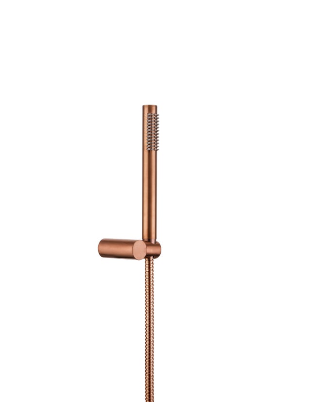 Trio (pommeau, flexible et support de douche) 1 jet cuivre, Envol, ESSEBAGNO