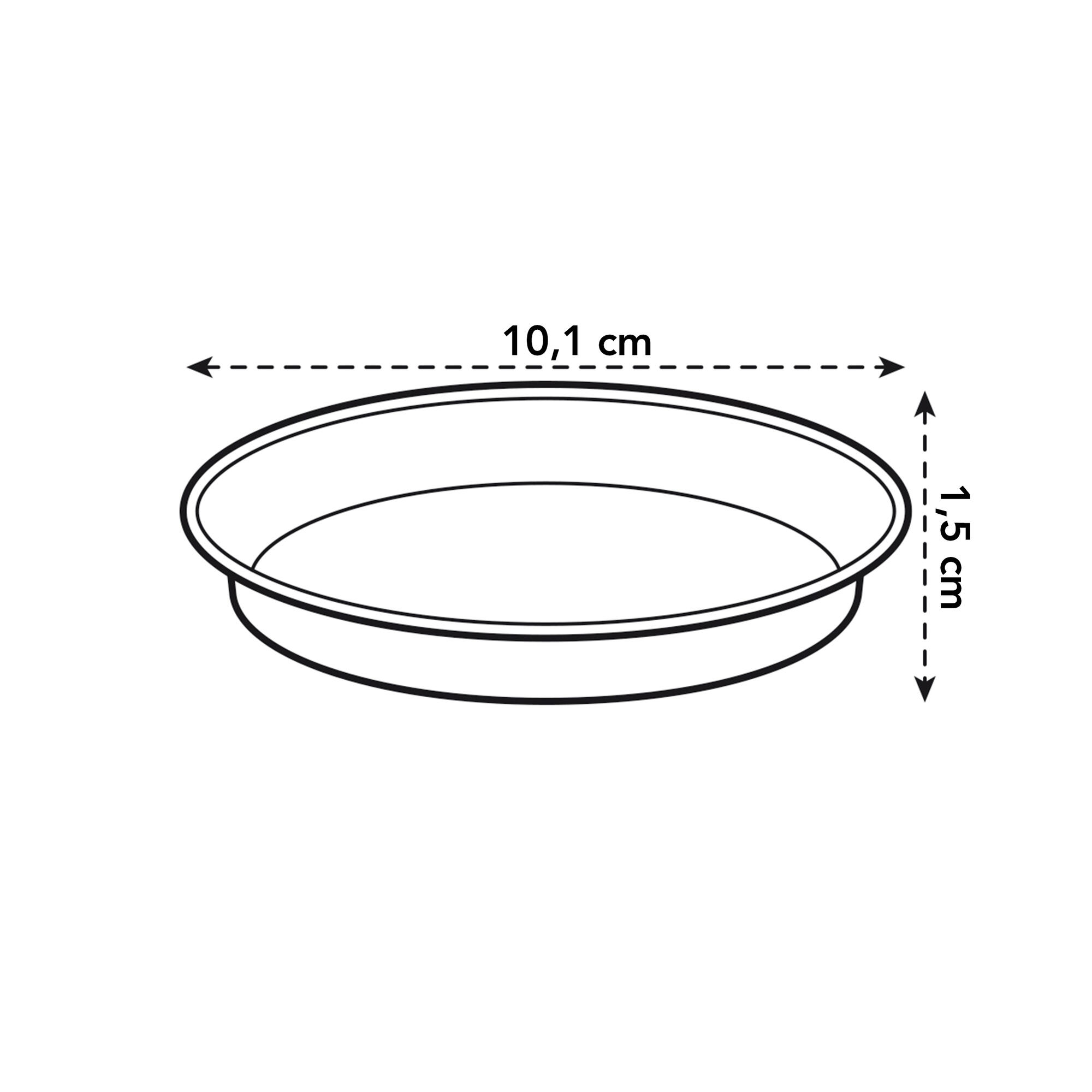 Sottovaso per vaso da fiori ELHO Green Basics in polipropilene terracotta ø 10.1 x H 1.6 cm - 3