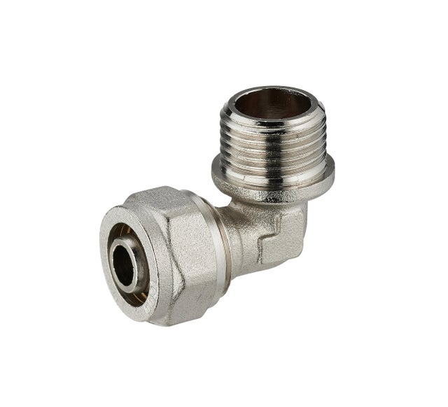 Coude à compression mâle 15/21 (1/2