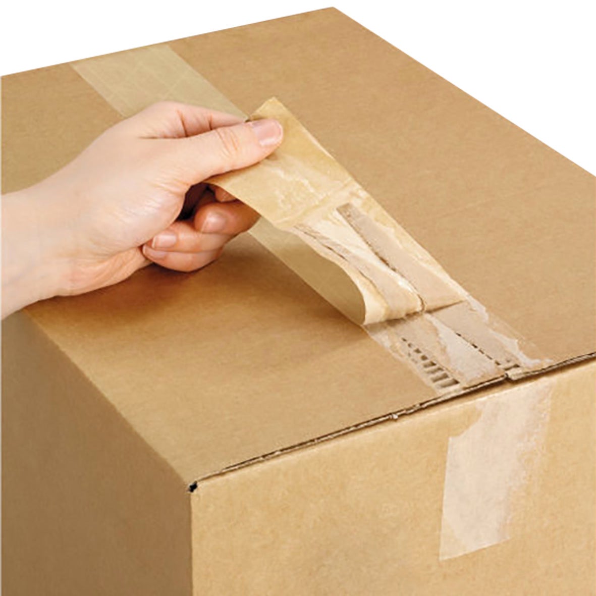 Ruban d'emballage adhésif carton papier kraft PACK AND MOVE, l.70 mm x L.200 m - 3