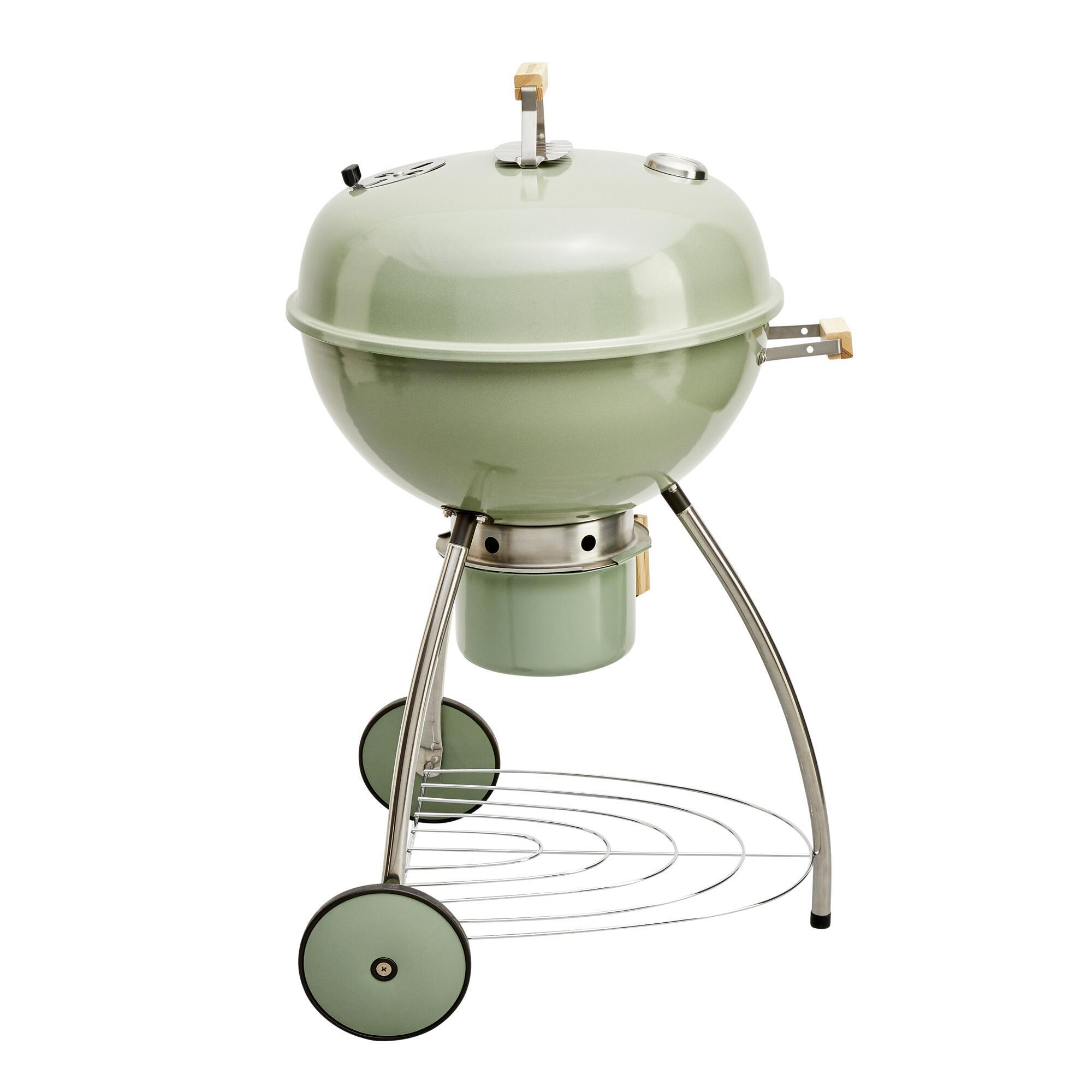Barbecue a carvão com rodas ⌀ 57 cm verde Naterial Phoenix Beta II - 3