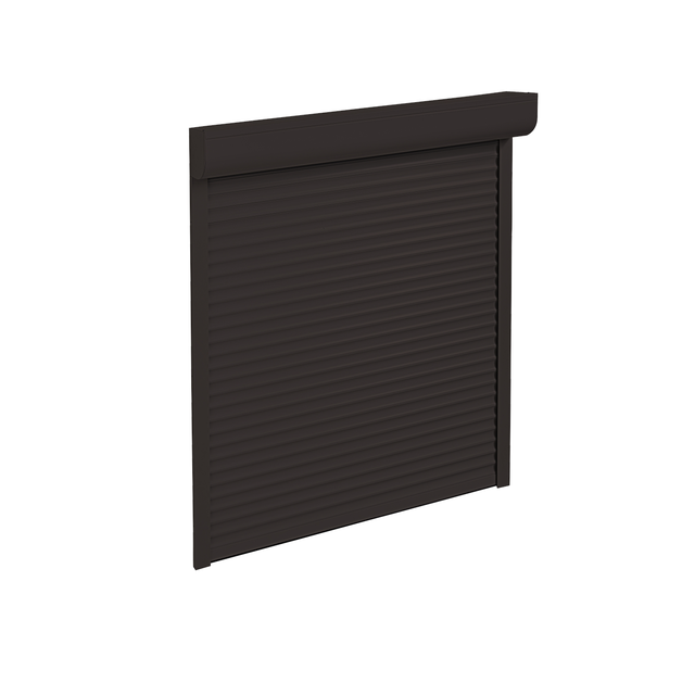 Volet roulant électrique sur mesure aluminium brun