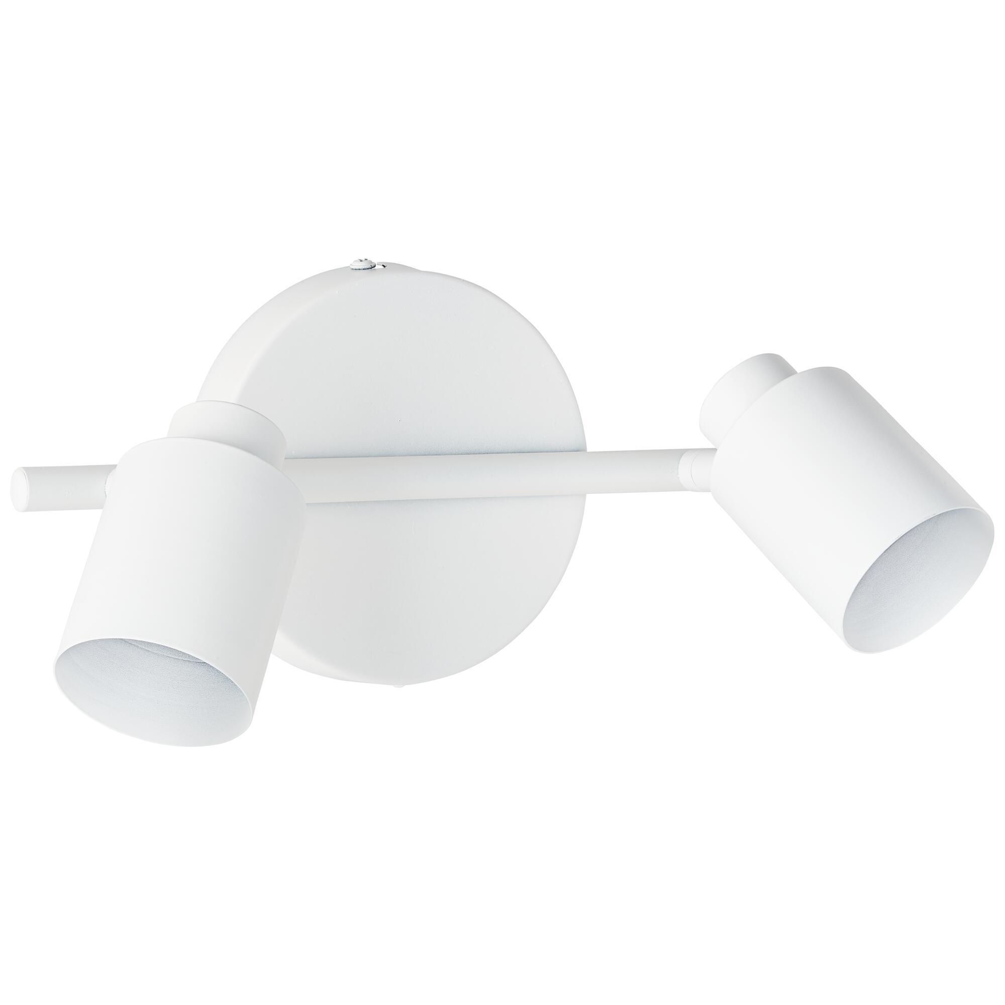 Rampe 2 spots Tekla, produit sans abat-jour blanc, GU10, INSPIRE - 8