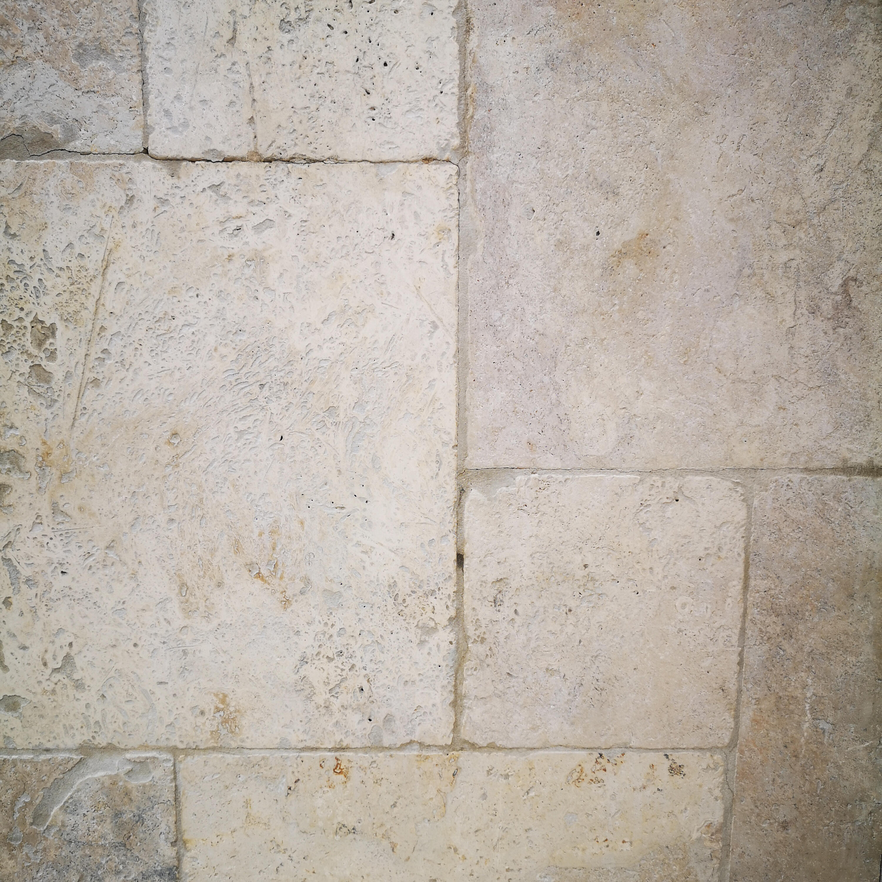 Carrelage sol extérieur/intérieur effet travertin beige Rustic opus l.40.6xL.61 - 5