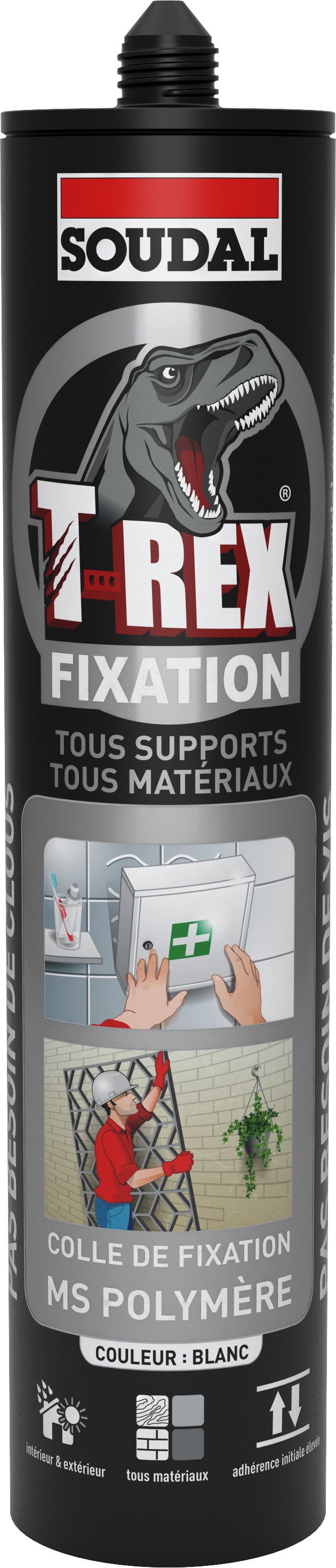 Colle fixation polymere universelle blanc, 485G