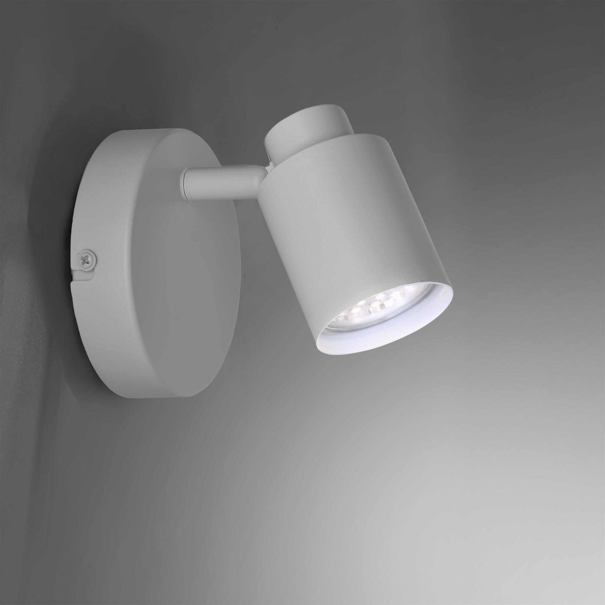 Foco decorativo sem lâmpada Tekla Inspire GU10 1 luz pintado branco - 13