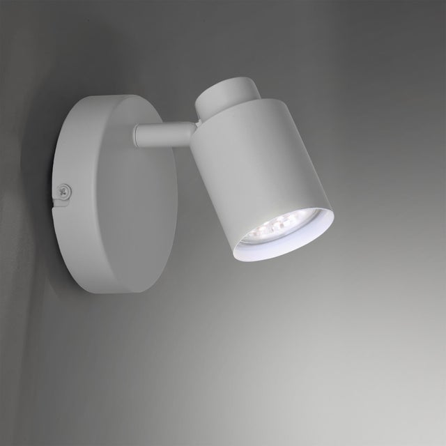 Spot patère Tekla, produit sans abat-jour blanc, GU10, INSPIRE
