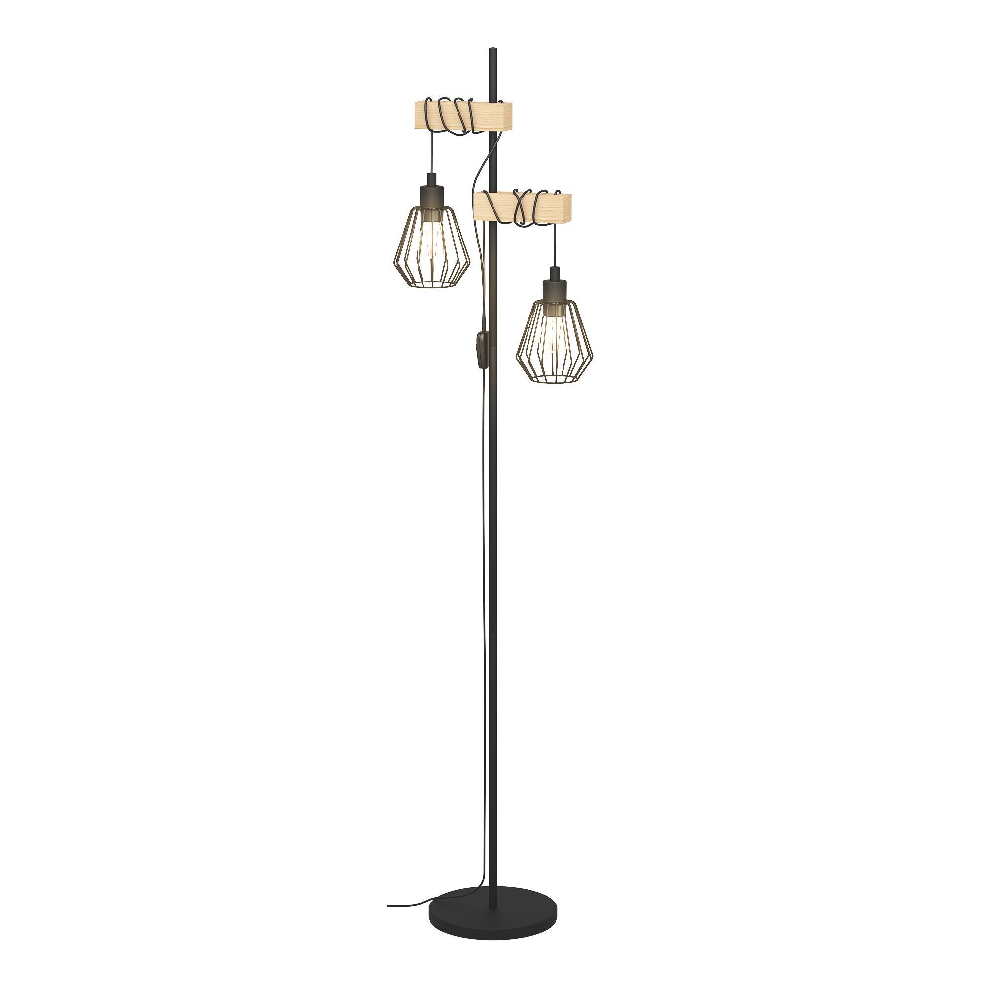 Lampadaire Tabodi, acier, noir,  H.166.5 cm INSPIRE, E27 - 8