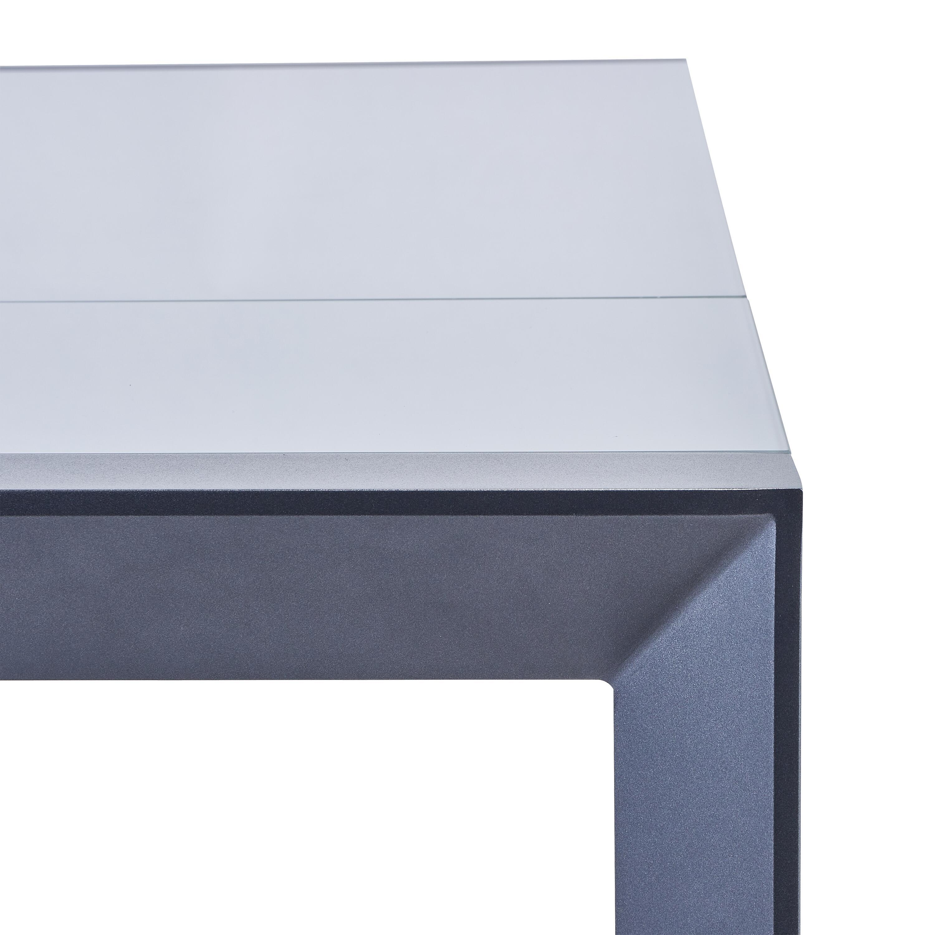 Mesa de alumínio NATERIAL AQUILA II 180/220X100CM ANTRACITE - 42