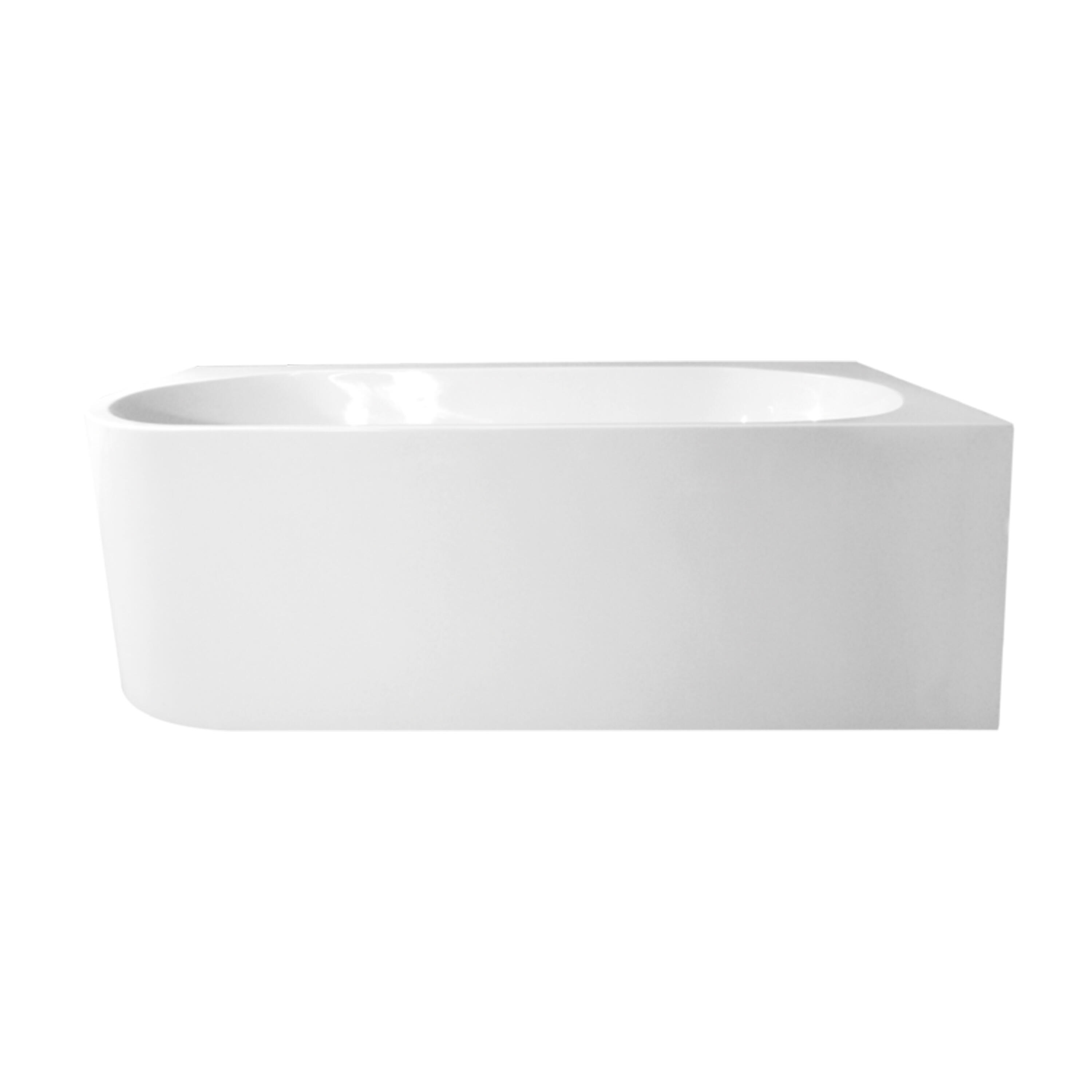 Baignoire îlot l.80 x L.180cm blanc Sophia version droite BALNEO - 8