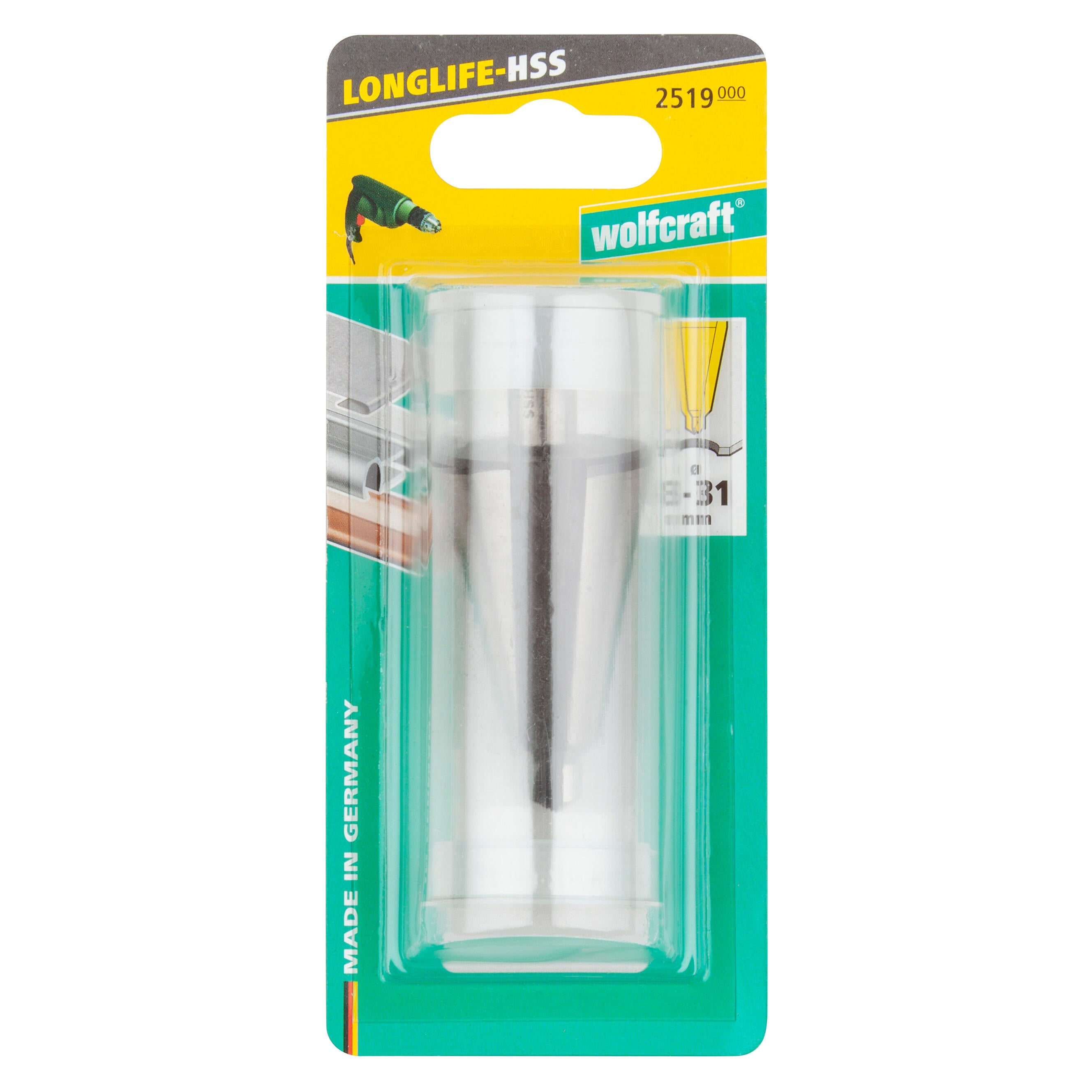 Fraise de percage Diam.31 mm WOLFCRAFT - 5