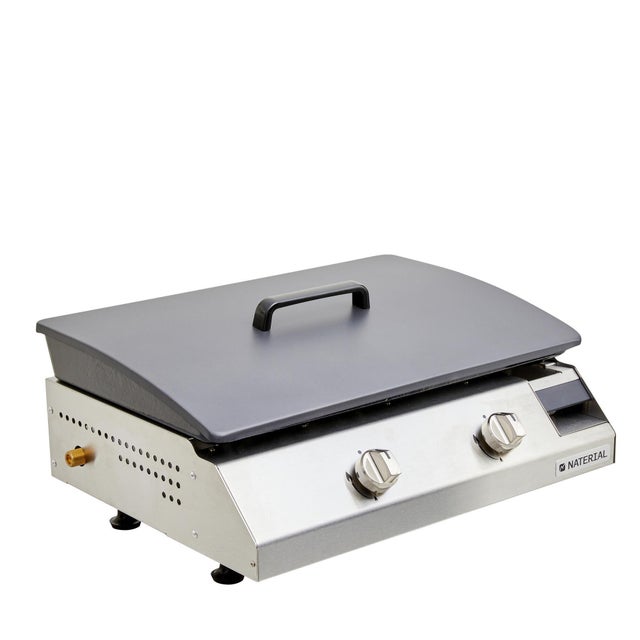 Chapa a gás NATERIAL VENTURA II AÇO INOX 2B