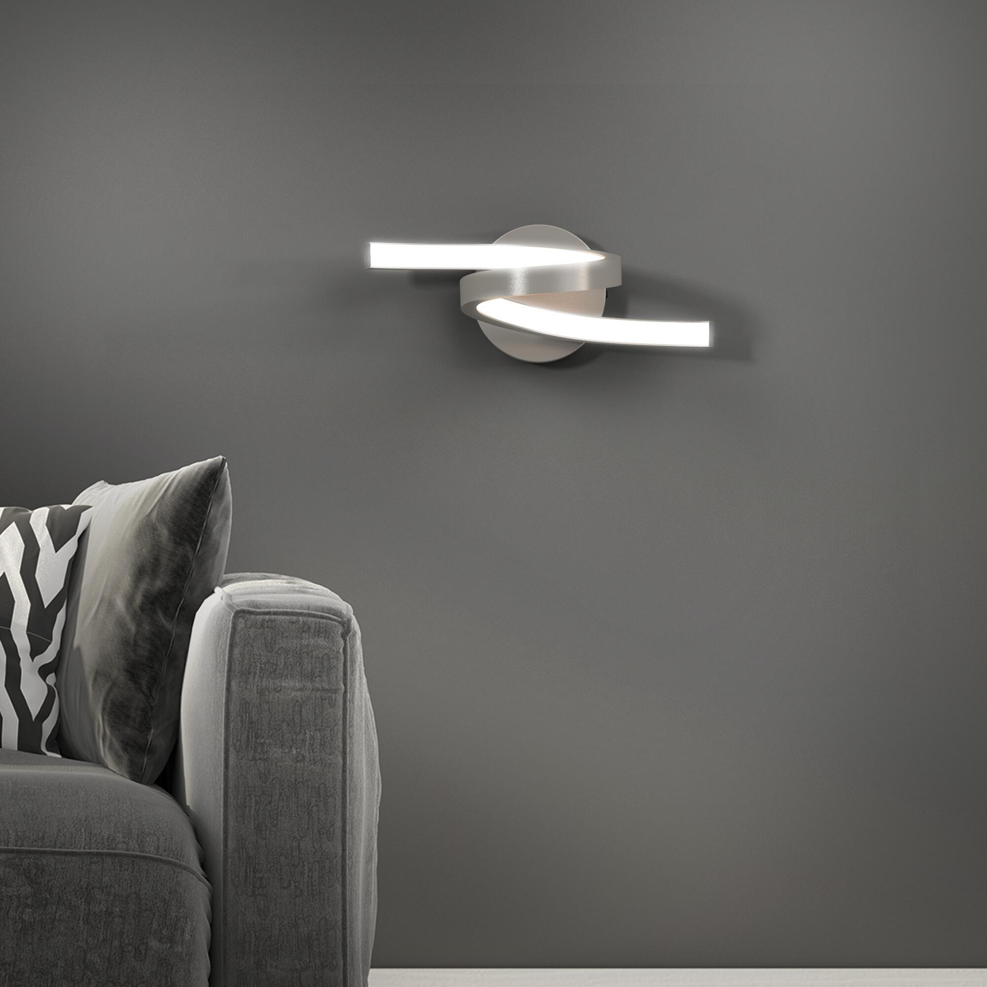 Applique murale LED, acier, chrome, Esme, INSPIRE - 4