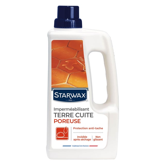 Agent imperméable tomette terre cuite STARWAX Poreuse, 1L
