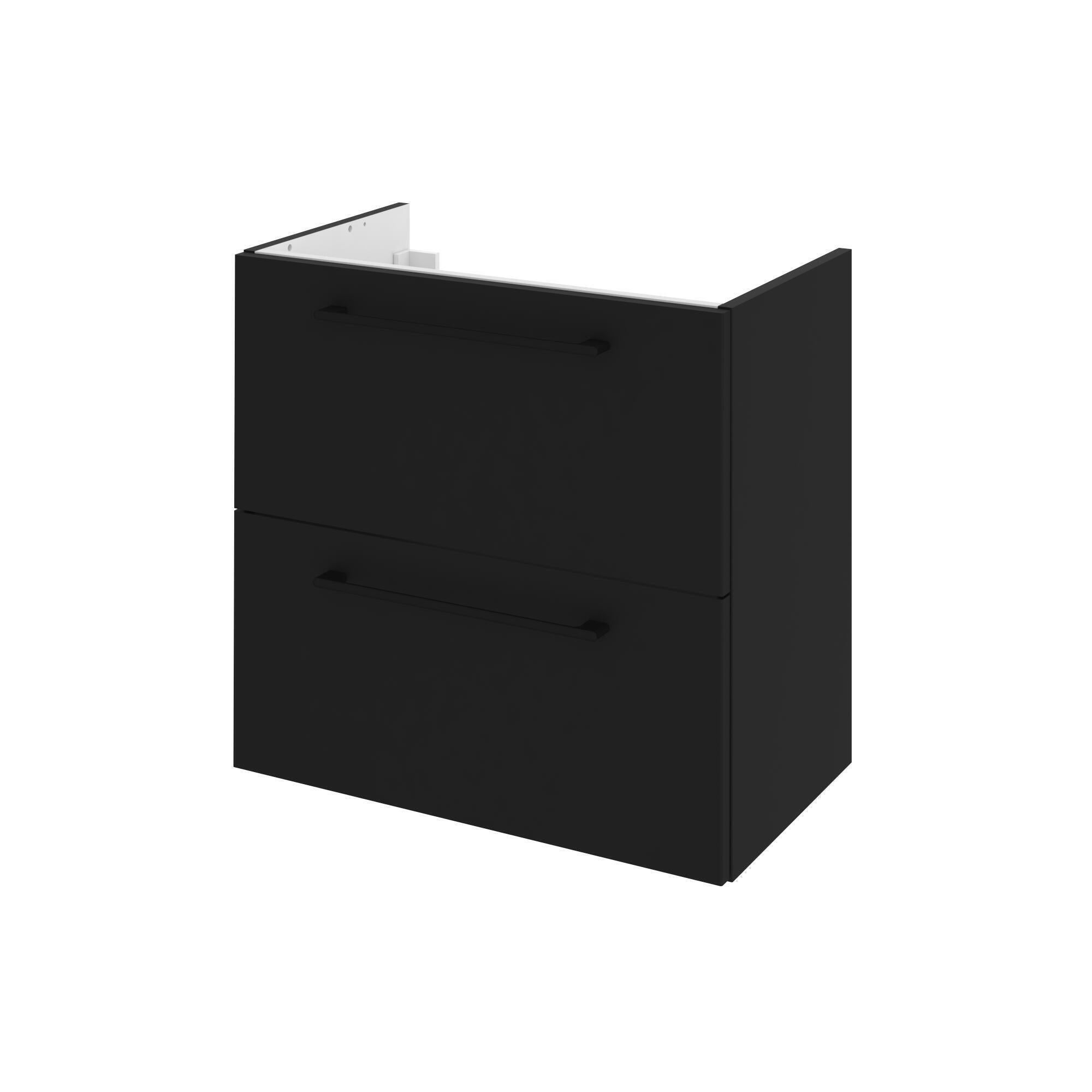 Mueble de baño remix negro 60x33 cm
