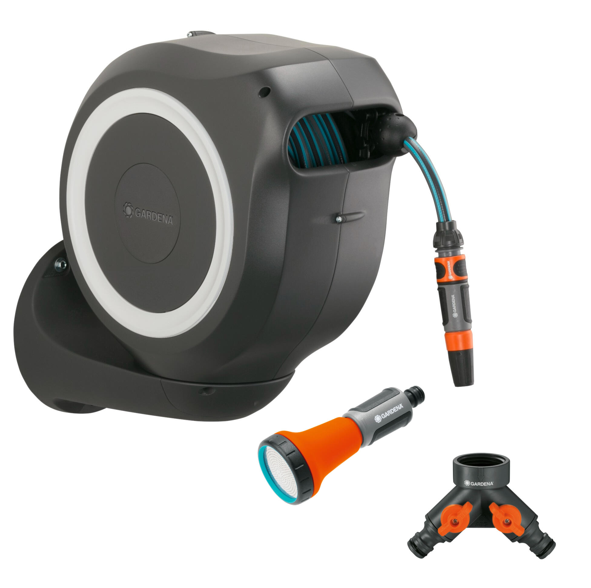 Enrollador de pared automático gardena 20 m. exclusiv.