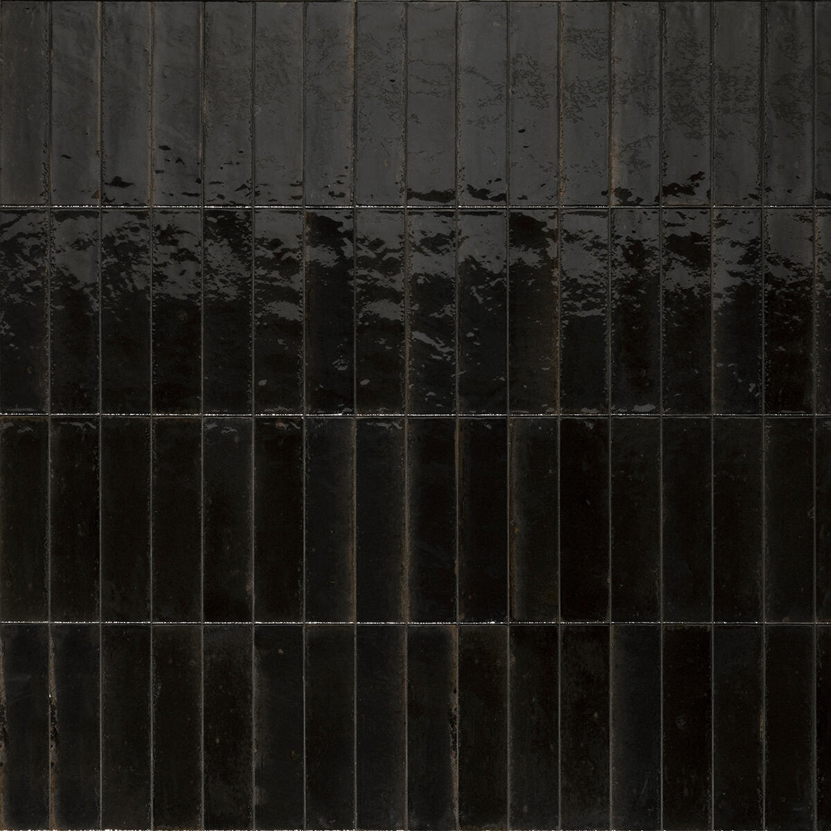 Carrelage mur intérieur effet zellige noir Pablo l.6 x L.24 cm x Ep.10 mm - 5