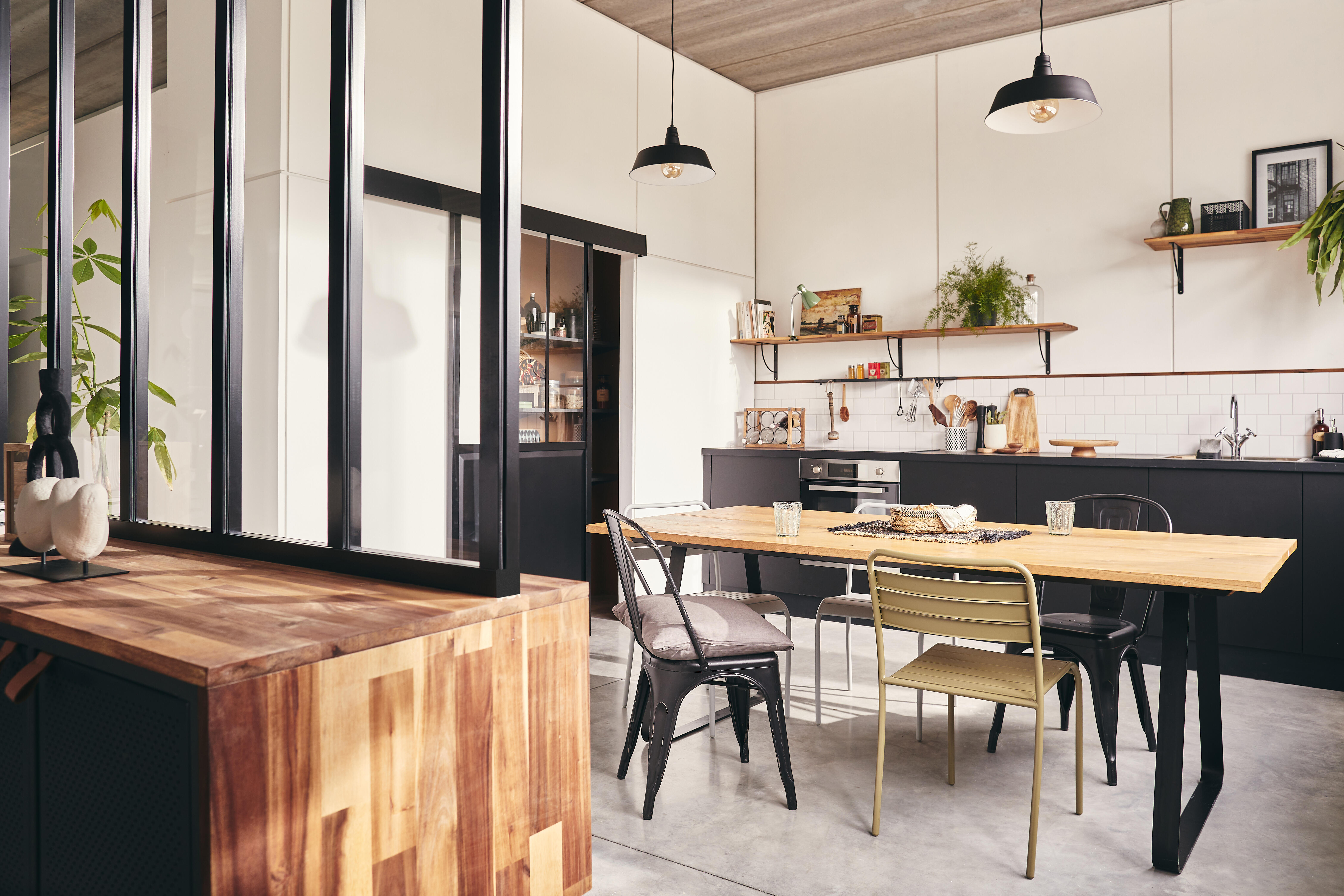 Estante cubo 4x1 preto 139,3x36x31,7 cm Spaceo Kub - 18