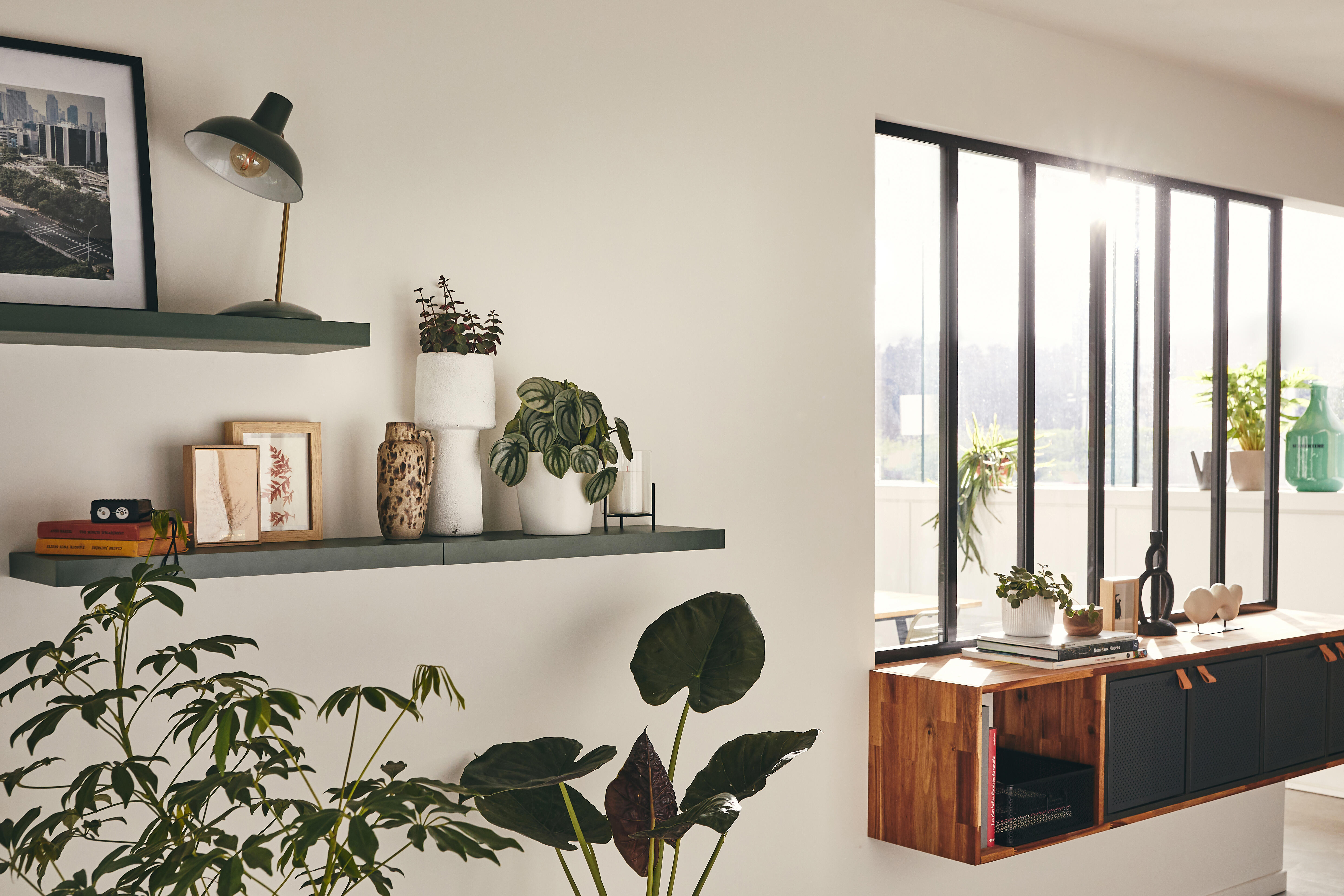 Estante cubo 4x1 preto 139,3x36x31,7 cm Spaceo Kub - 17