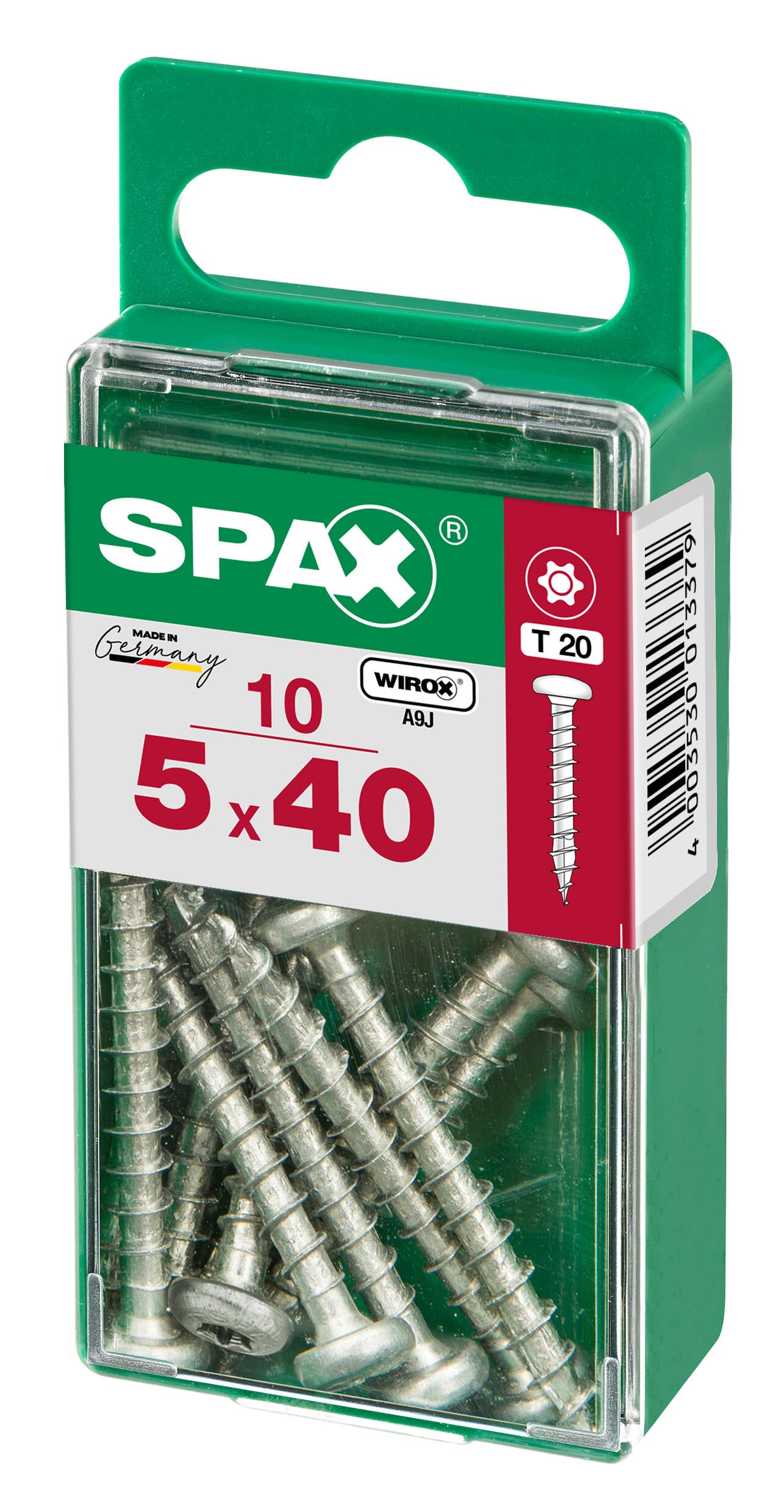 10 vis acier tête ronde t-star+ SPAX, Ø5 x L.40 mm - 3