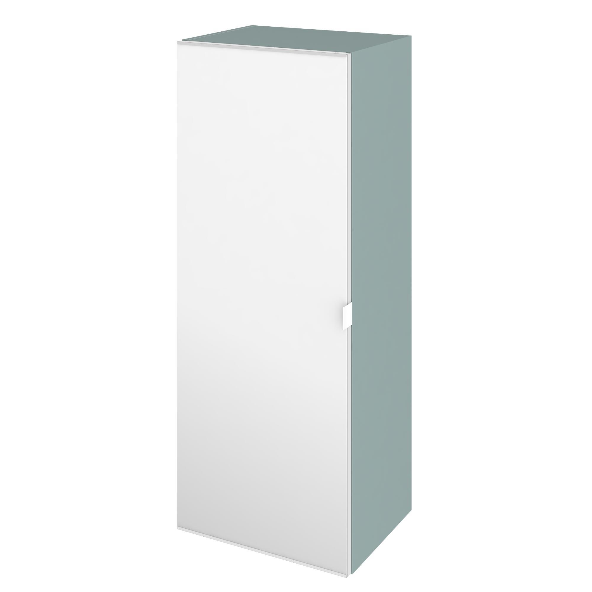 Puerta mueble baño gris45x115cm 1 ud