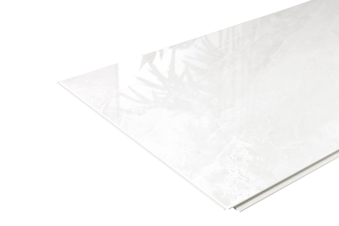 Dalle murale PVC Evora brillant DUMAWALL, L.65 x l.37,5 cm, Ep.5 mm - 10