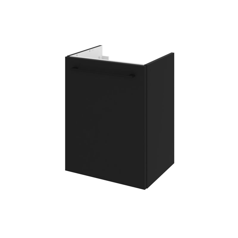 Szafka łazienkowa drzwiczki + umywalka zestaw 46x36.7 cm Remix czarna Sensea